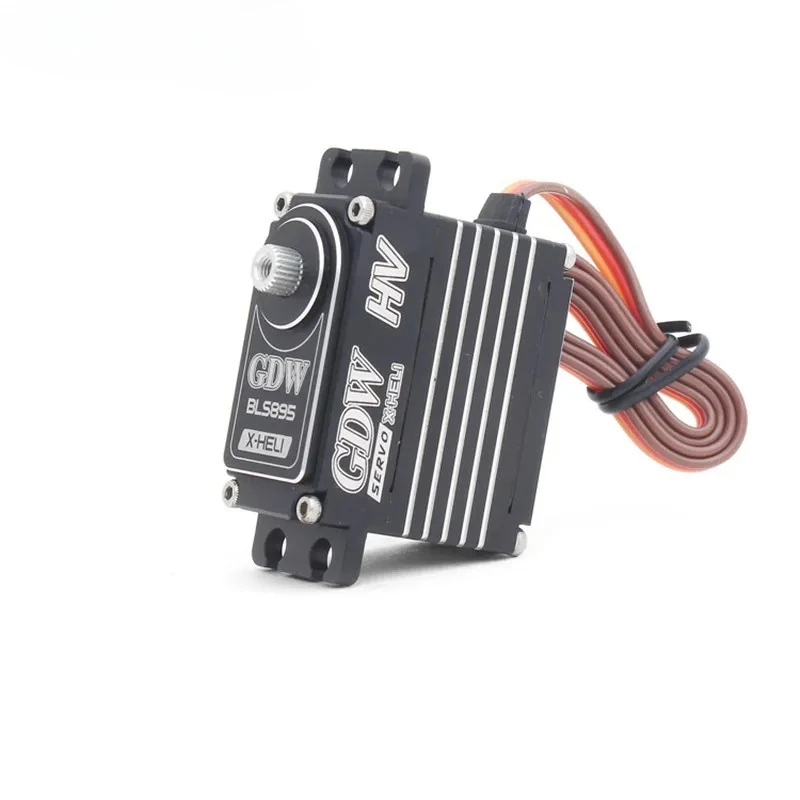 AeroParts1pcs for GDW BLS895 9KG Torque Force Metal Shell Steel Gear Digital Metal Servo For Helicopter
