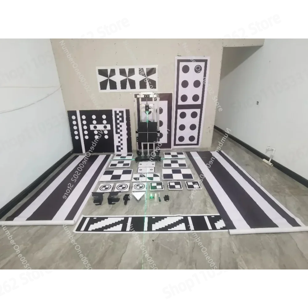 Foldable ADAS Calibration Complete Kit ACC mmWave Radar,Front Rear Camera,360 Surround View Calibration for Toyota,Honda,VW,Benz