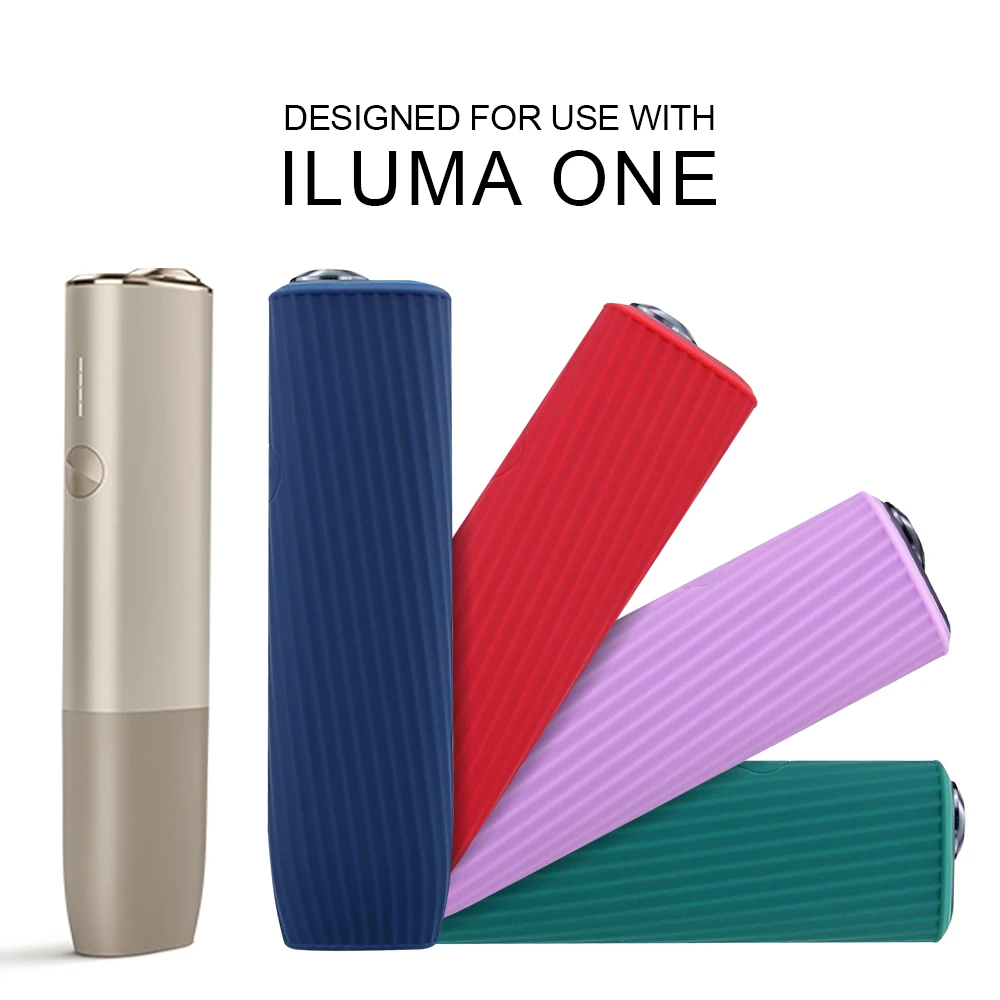 La funda de silicona es adecuada para ILUMA ONE, es portátil y tiene un diseño inclinado, y es un accesorio protector para el cigarrillo electrónico.