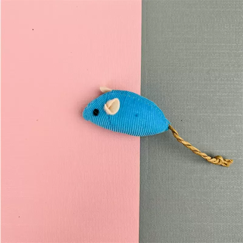 Pet Toy Mice Cats Catnip Toys Interactive Fun Plush Mouse Cat Toy For Kitten Colorful Cute Plush False Mouse Pet Cat Accessories