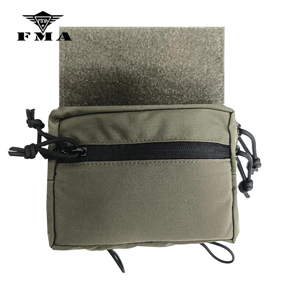 

FMA Chest Pocket Ranger Green Drop Pouch Hanging Bag for Chest Rig Universal Molle Bags