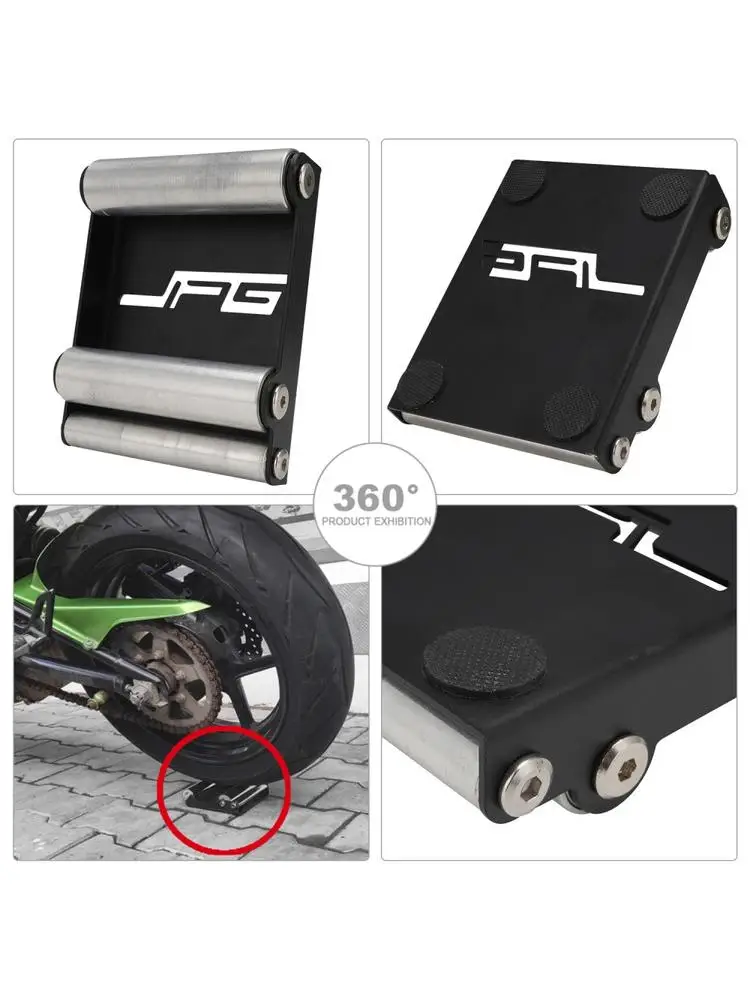 AliExpress JFGRACING Stands Chain Clean Roller Ramp Portable Universal Wheel Cleaning Bracket Clean Tool For Street Dirt bike Motorcycle Accessories