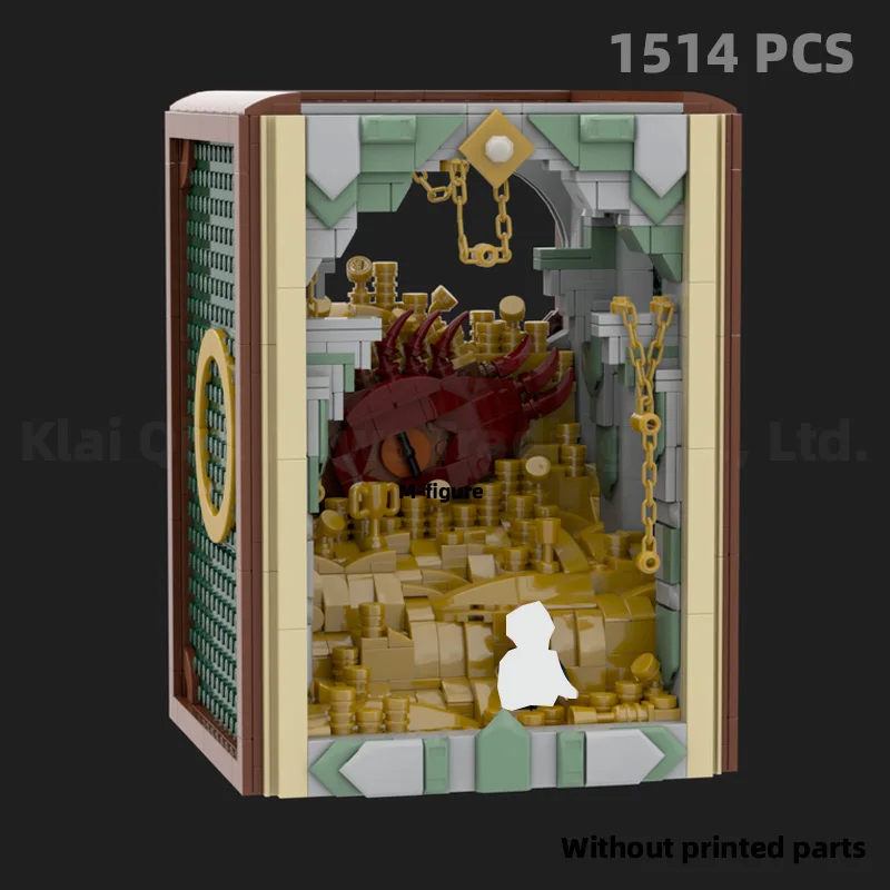 Anéis de surpresa mensal filme expansão desafio livro nook moc blocos de construção diy montagem tijolos fãs presente exibição natal