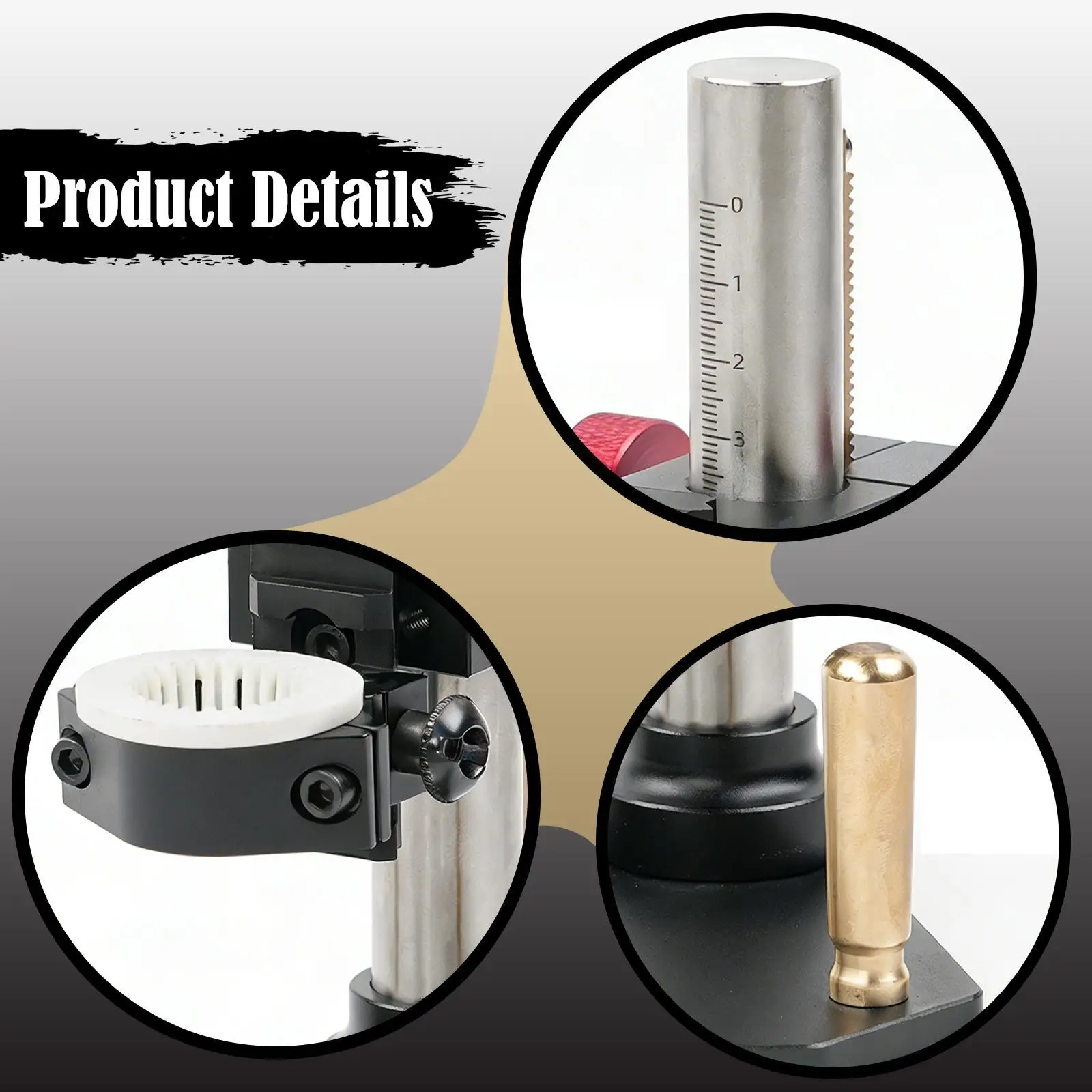 Desktop Carving Auxiliary Stand Premium Aluminum Alloy Durable Tabletop Engraver Holder for Craft Projects