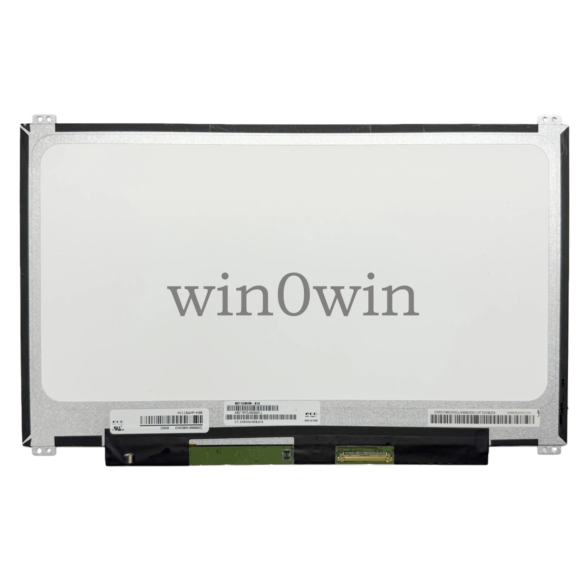 

NV116WHM-A14 NV116WHM-N36 11.6" Replacement LCD Screen Display LED Panel 1366*768 40pins
