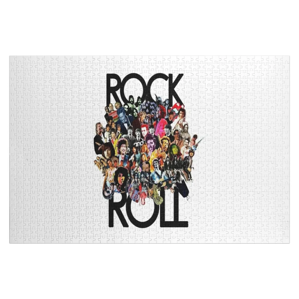 

Rock and roll legends Jigsaw Puzzle Wooden Compositions For Children With Photo Photo Puzzle
