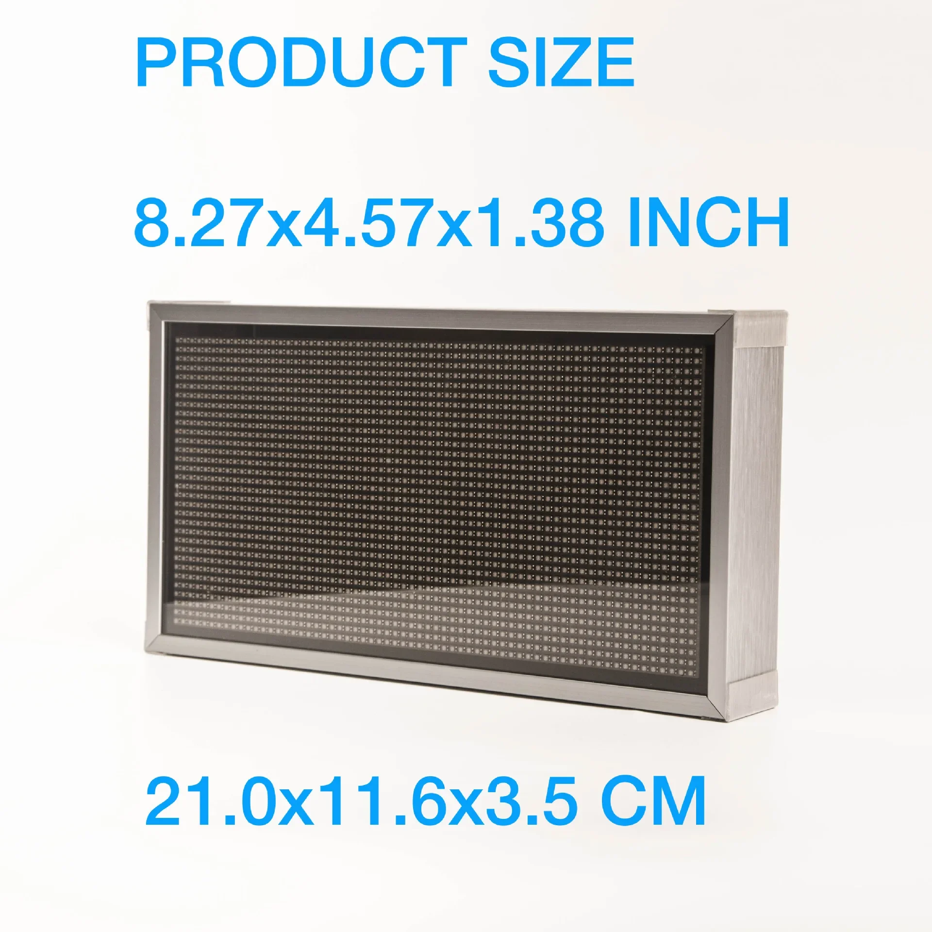 

Большие 8-дюймовые настенные часы с четким пиксельным дисплеем для криптовалюты в режиме реального времени, погоды и информация о времени