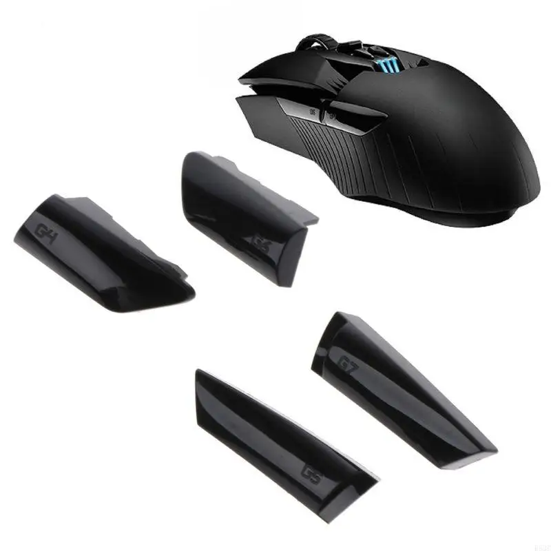 Botão lateral original teclas laterais para g4 g5 g6 g7 acessório de botão de mouse genuíno para mouse de jogos g900 g903 4 peças