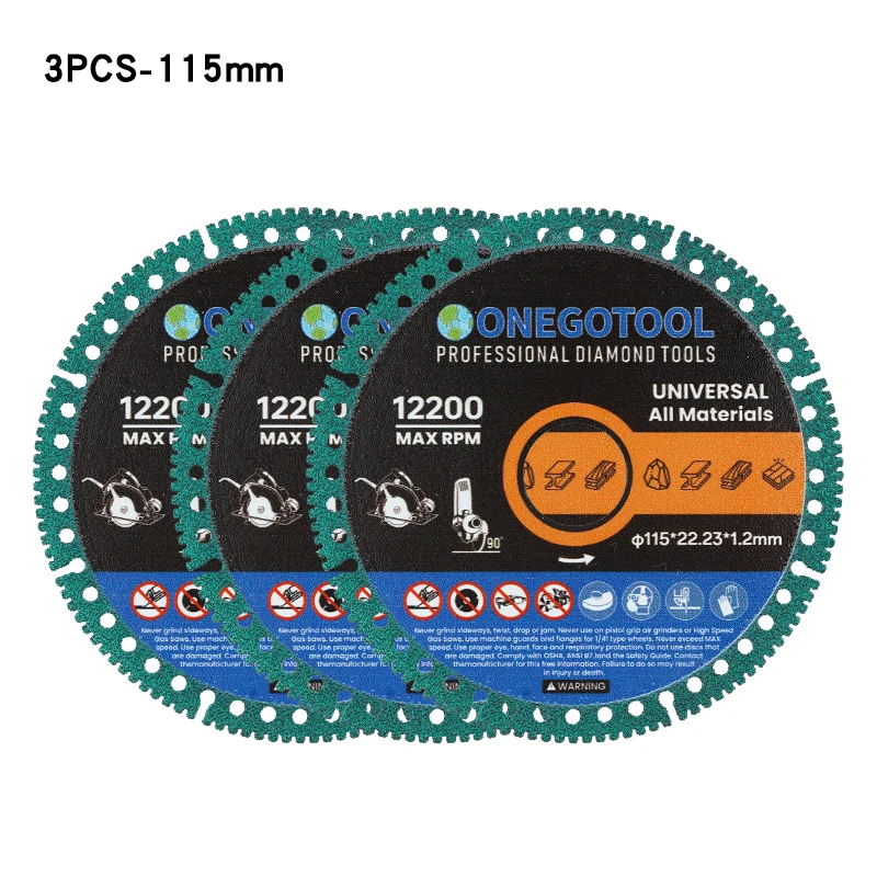 Composiet Multifunctionele Snijden Zaagblad 110/125mm Ultradun Zaagblad Keramische Tegel Glas Slijpschijf Voor haakse Slijper
