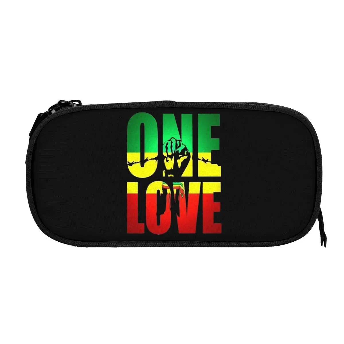 Harajuku винтажный стиль Arts Bob Marley One Love пеналы для студентов школьная коробка для ручек пенал большой емкости пенал