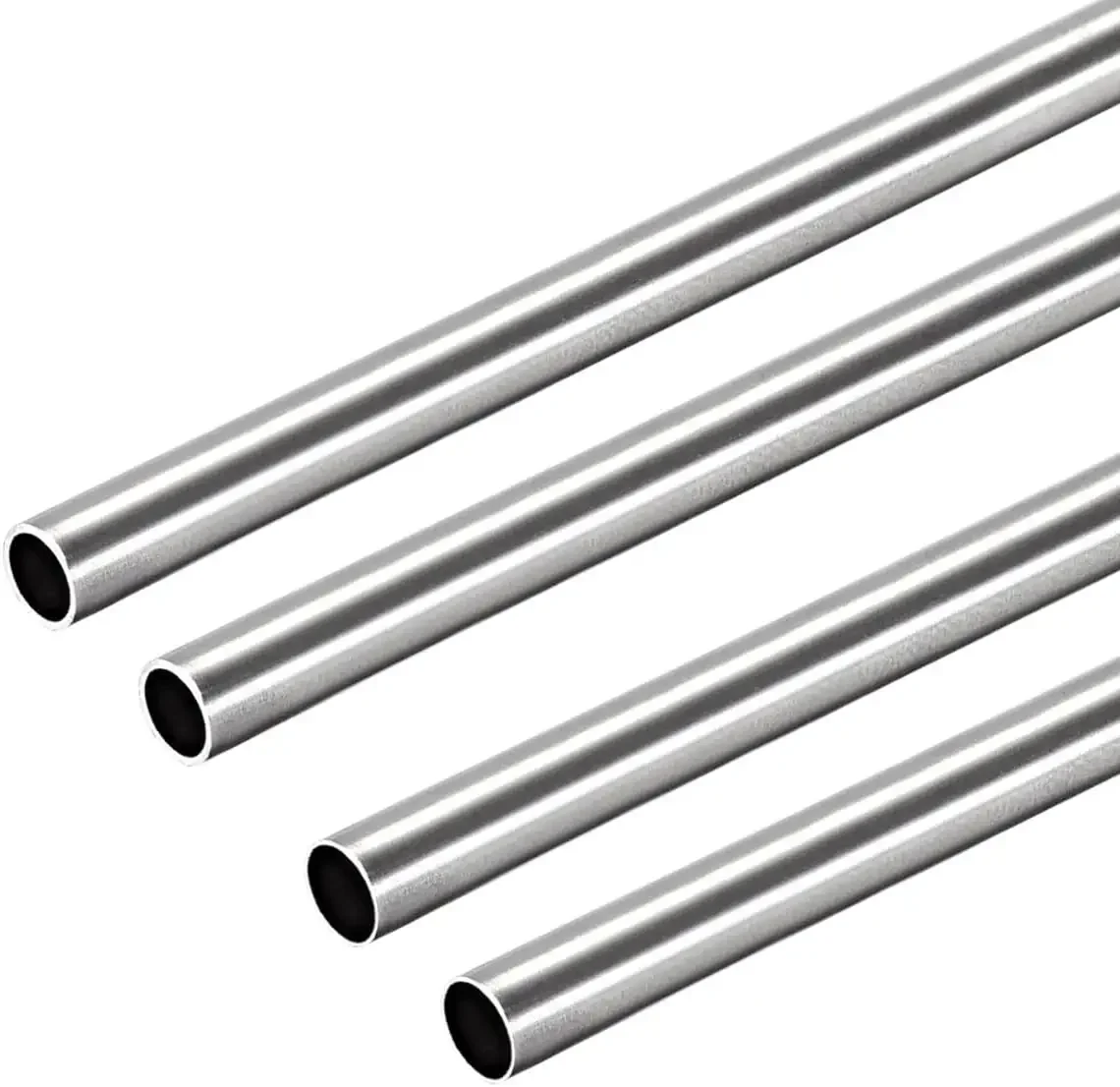 

-For 304 Stainless Steel Tube 10mm Inner Diameter 12mm Outer Diameter 1mm Wall Thickness Metal Capillary Seamless Length 300mm