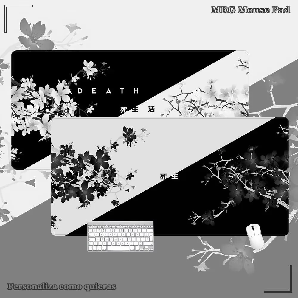 Mauspad PC Mausteppich Maus Schreibtischunterlage Pad Anime Mausmatte Mausmatten Gaming Mauspad Pad Yin-Yang Blume