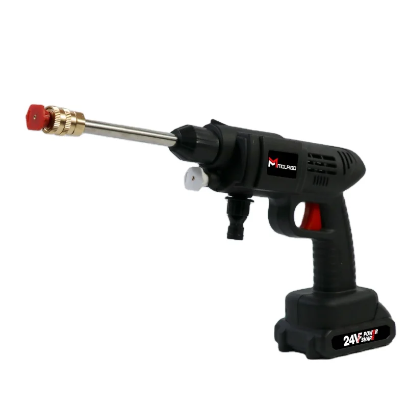 

Battery Portable Car Washer High Pressure Machine Wash Cordless Water Pump Washing Sprayer Foam Gun Wireless