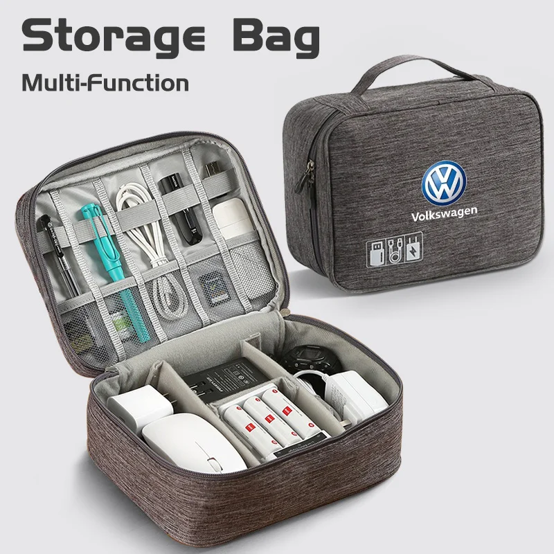 Multi-Fuction Car Storage Bag Waterproof Portable Large Case For VW GTI Polo Golf Passat Tiguan Arteon Touareg Taigo Caddy GTD