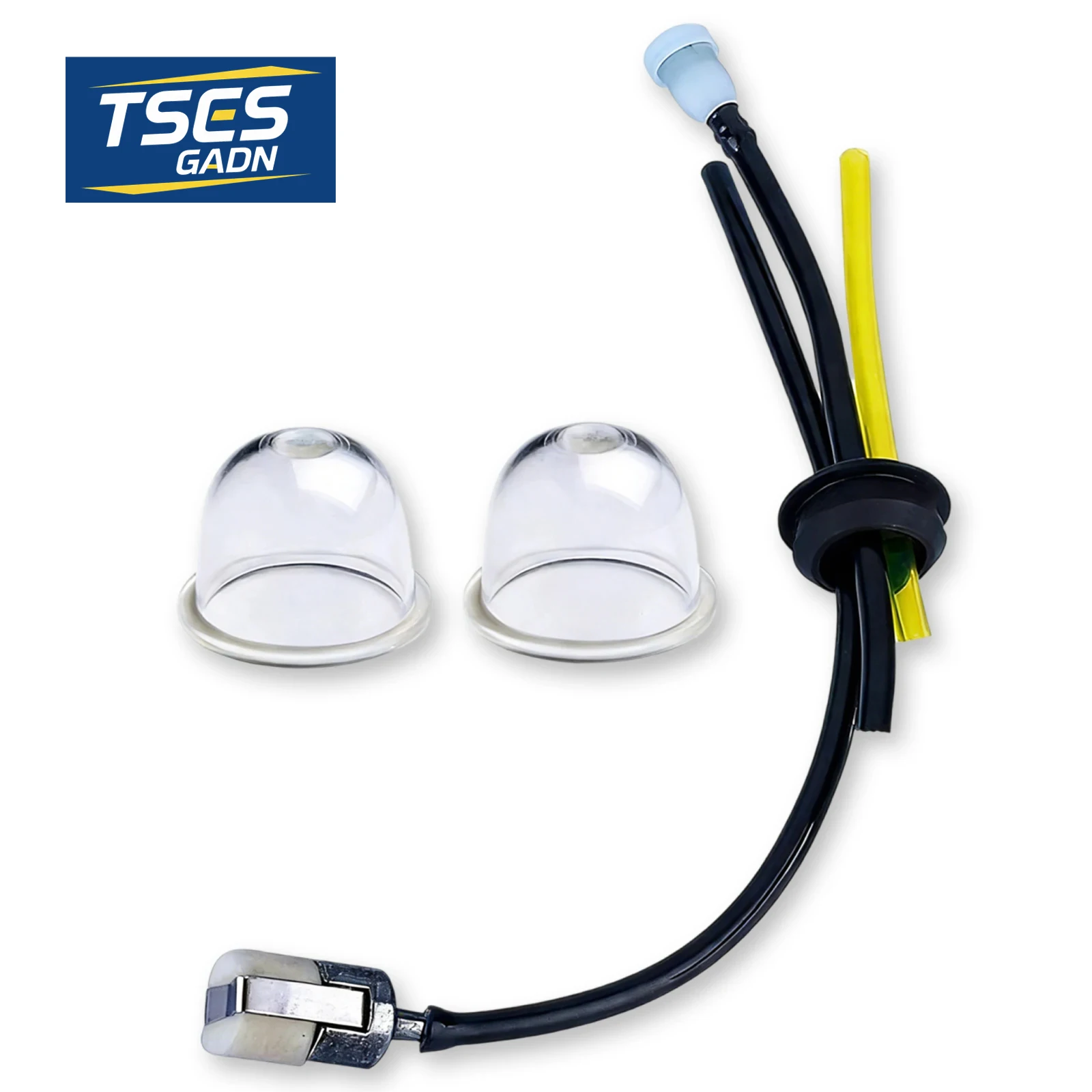 TSES Fuel Line Fuel Primer Bulb Kit for Trimmer Blower Mantis Tiller Carburetor Fuel System Maintenance Kit Echo SRM210 SRM225