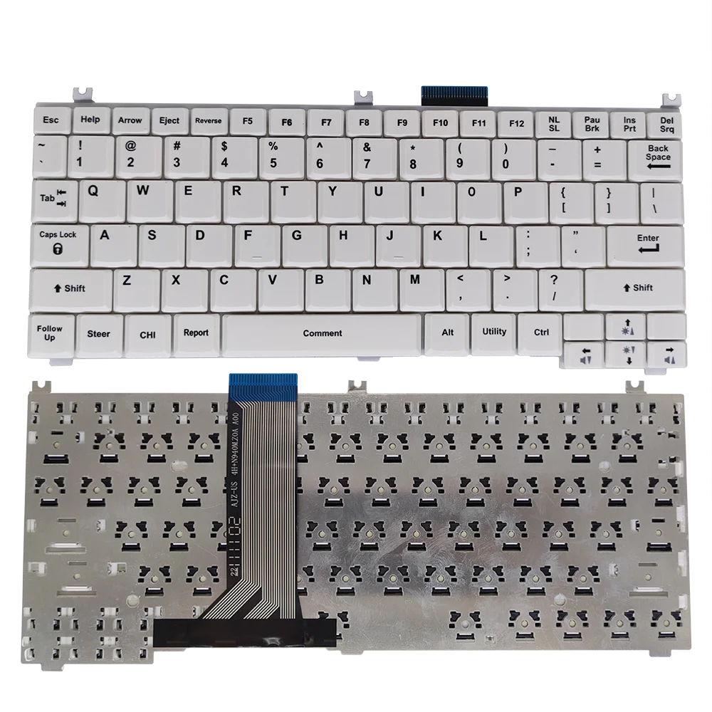 

US English no farme Laptop keyboard For HP N200 notebook keyboard 9Z.N9482.Z01 NSK-AJZ01 5420742 DUS60800125 4H+N940M.Z0A white