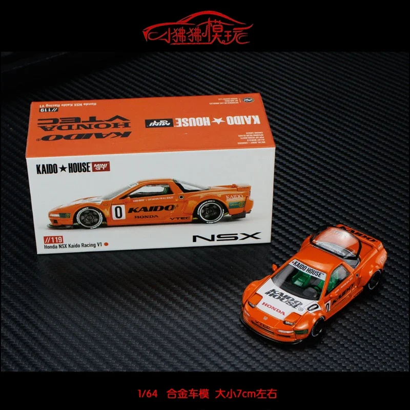 TSM model KAIDO HOUSE MINI GT 1/64 KHMG119 NSX Kaido Racing V1 Diecast Model Car Kids Toys Gift