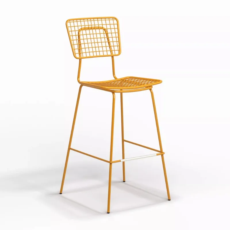 

Nordic Modern Simple Bar Chair Bar Outdoor Balcony Bar Stool Cafe Chair