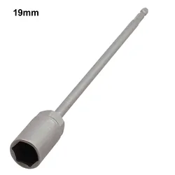 1pc 250mm Socket Wrench Sleeve Bit Nut Driver Bolt Nut Driver Bit Impact Drill Bits Adapter Socket Wrench Extension Bar 5.5-19mm