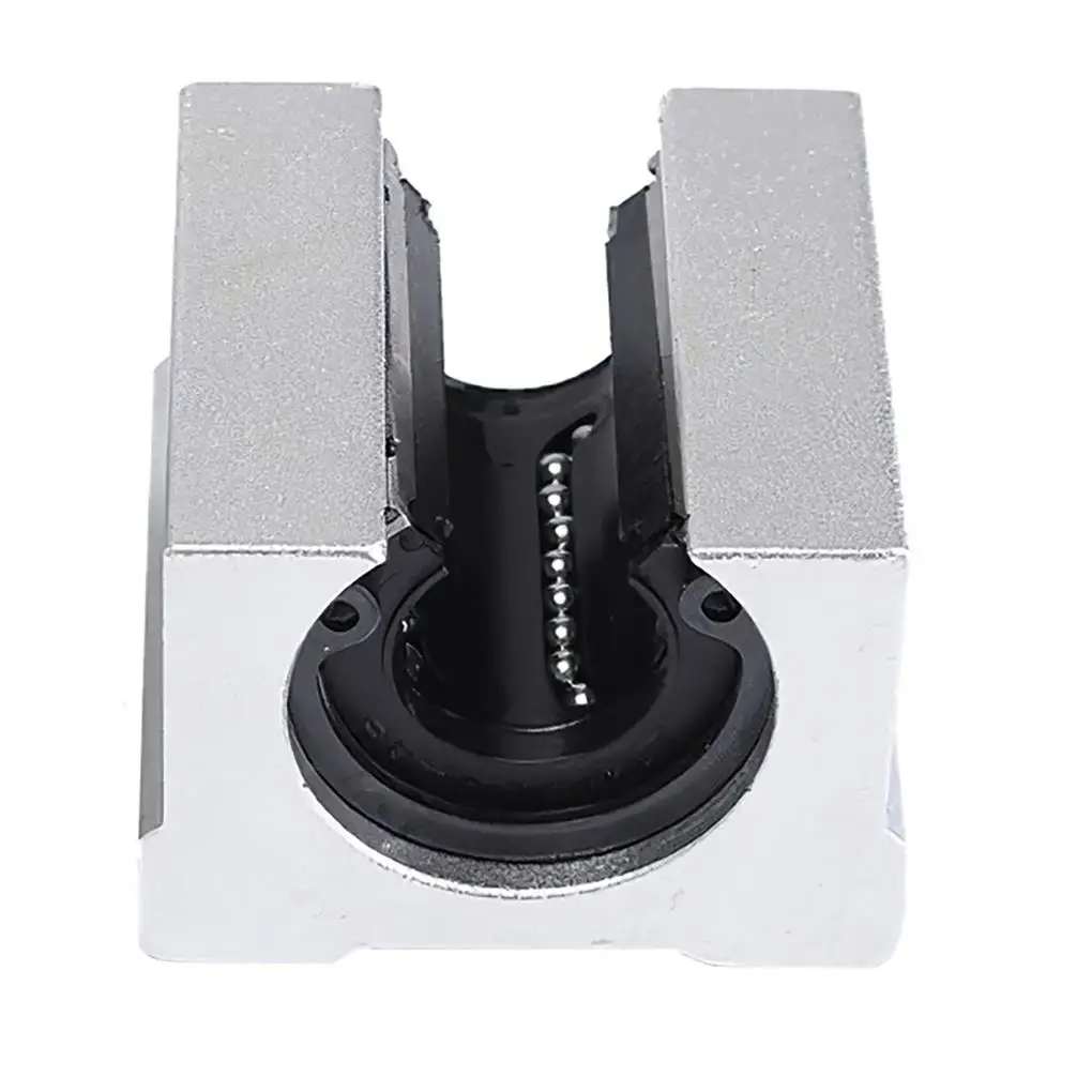

SBR25UU Open Type Linear Slider Silver Aluminum Alloy Slide Block Linear Bearing Motion Ball Slide Unit for Linear Guide Rail