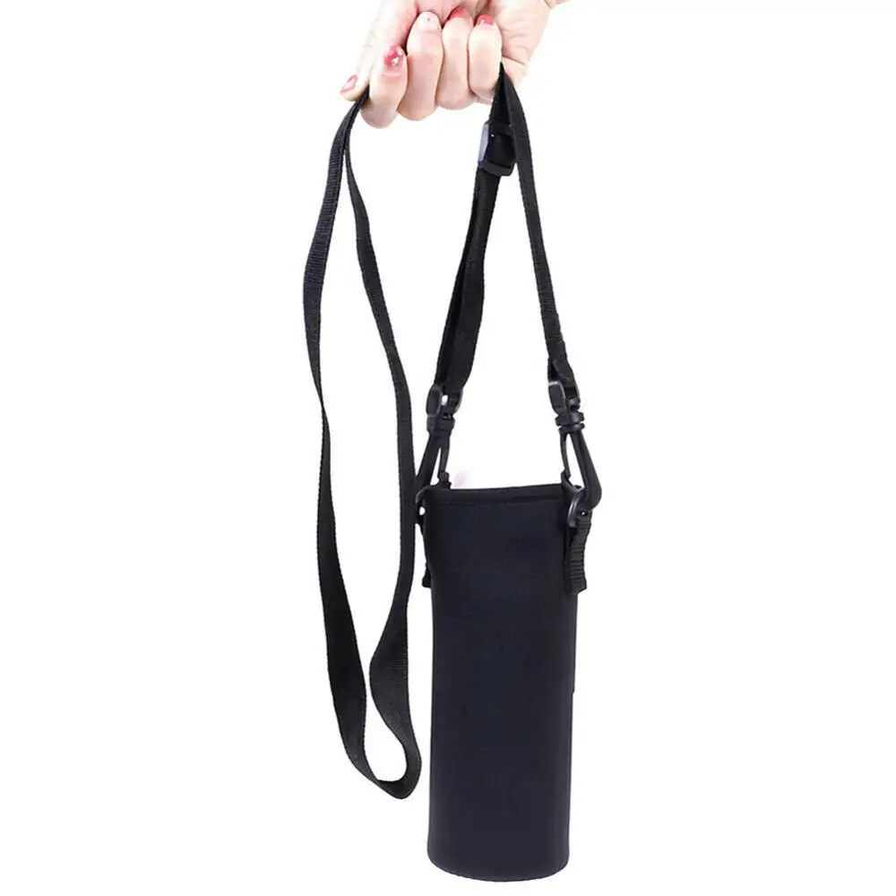 

420/800/1000/1500ml Water Bottle Carrier Bag Adjust Shoulder Strap Water Bottle Carrier Insulated Neoprene Holder Pouch Bag