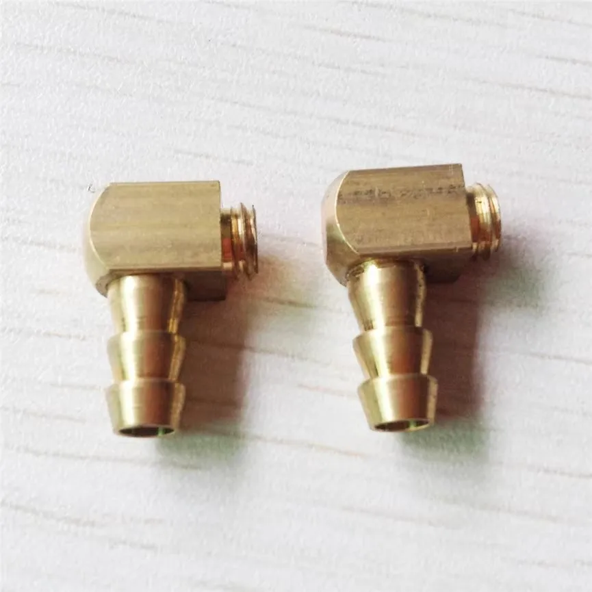 Rc Petrol Electric Boat Model M5 M6 Tooth 90 Degree Copper Inlet And Outlet Water Nozzle Faucet