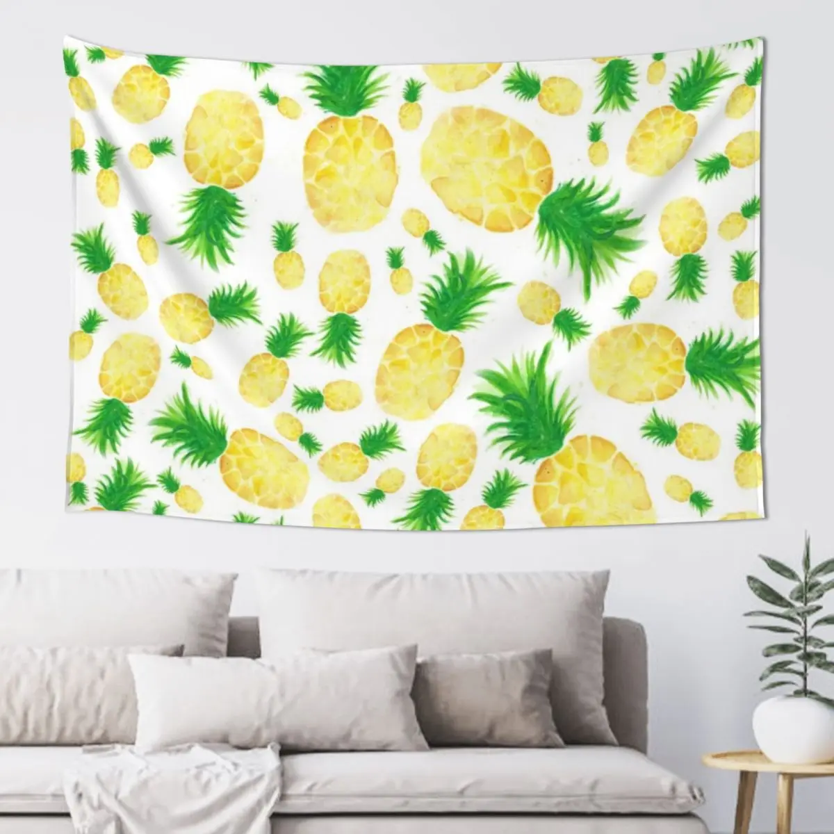 

Oops... I Spilled My Pineapples Tapestry Carpet Wall Decoration Room Wall Deco Tapestry