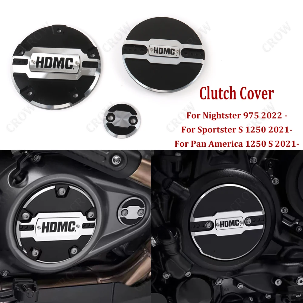 

Motorcycle Accessories Clutch Cover Body Trim For Sportster S 1250 RH1250S Pan America 1250 S Nightster 975 RH975 Engine Covers