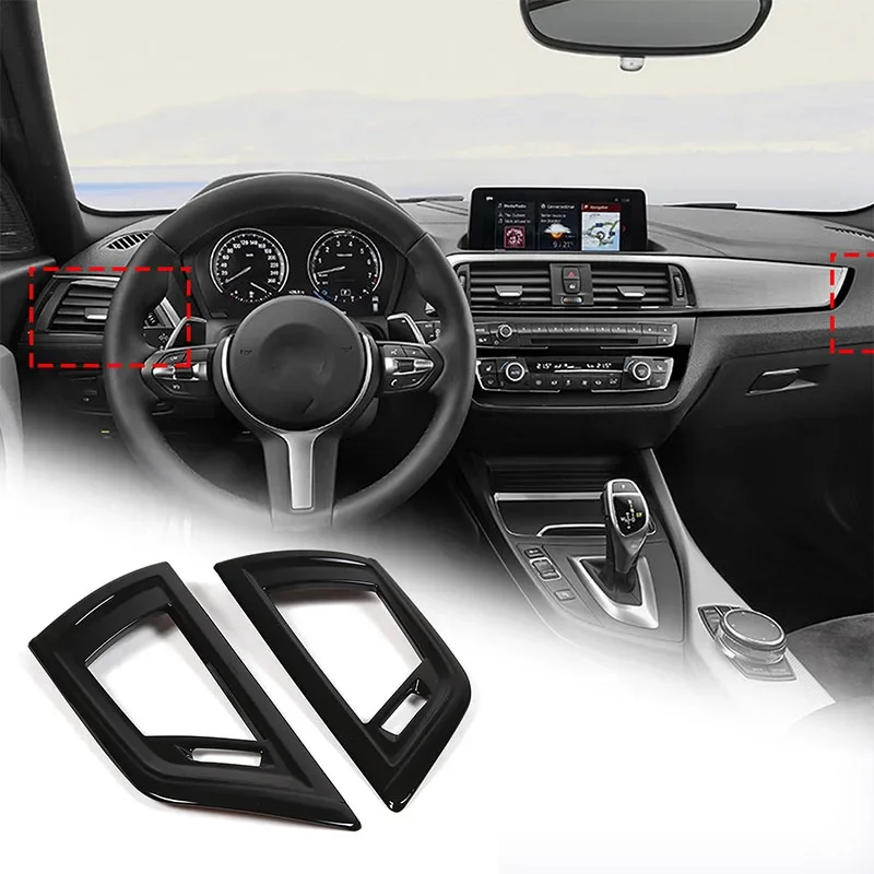 

For BMW 1 Series 2 Series F20 F21 F22 F23 2017-2019 ABS car air conditioning vents on both sides frames decorative stickers