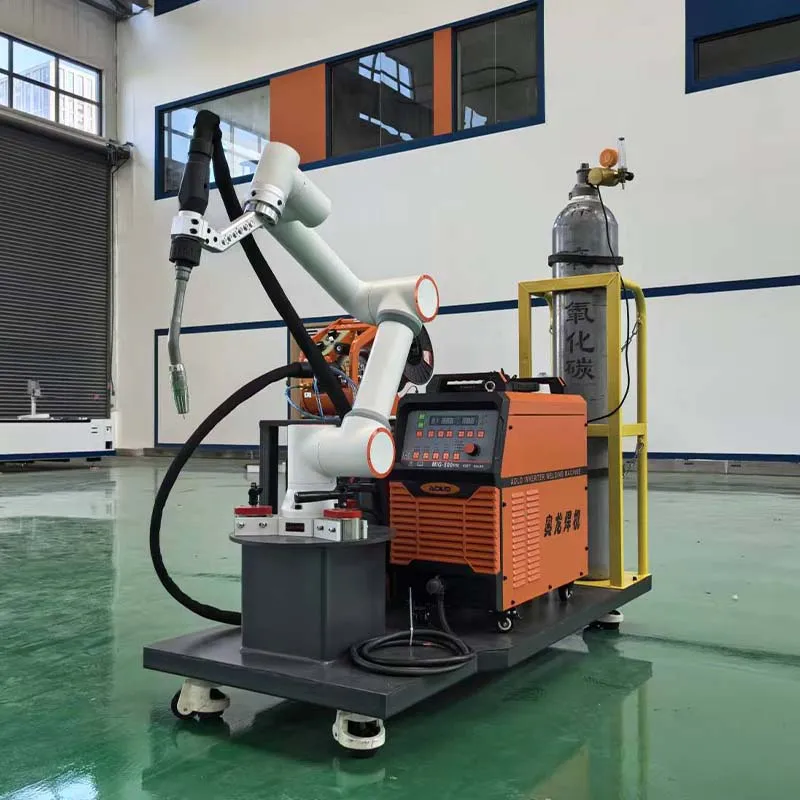 New Flexible Welding Cobot with Drag Teaching Function and Motor Core Replaces Skilled Welder for Complex Welding Angles