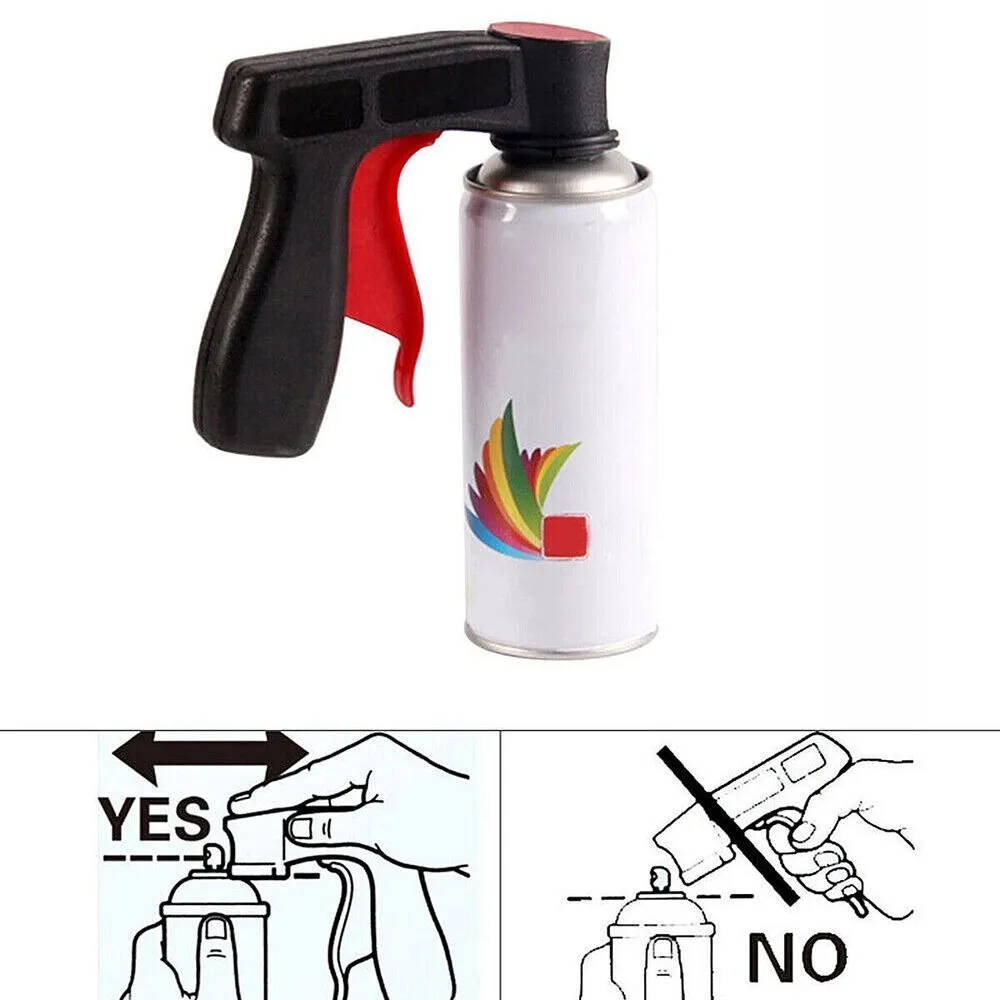 Universal Spray Can Gun Pistol Grip Aerosol Repair Paint Bottle Trigger Handle