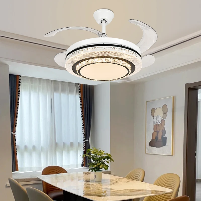 Chinese manufacturers sell modern 110V 220V Abs blade ceiling fans with lights and remote LED ceiling fan lights