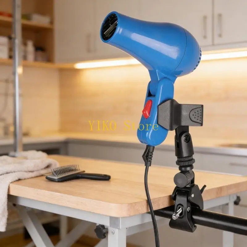 K32C Heavy Duty Microphone Clamp Mount With Safety Lock Design Supports 16mm To 40mm Tubes For Reliable Performances