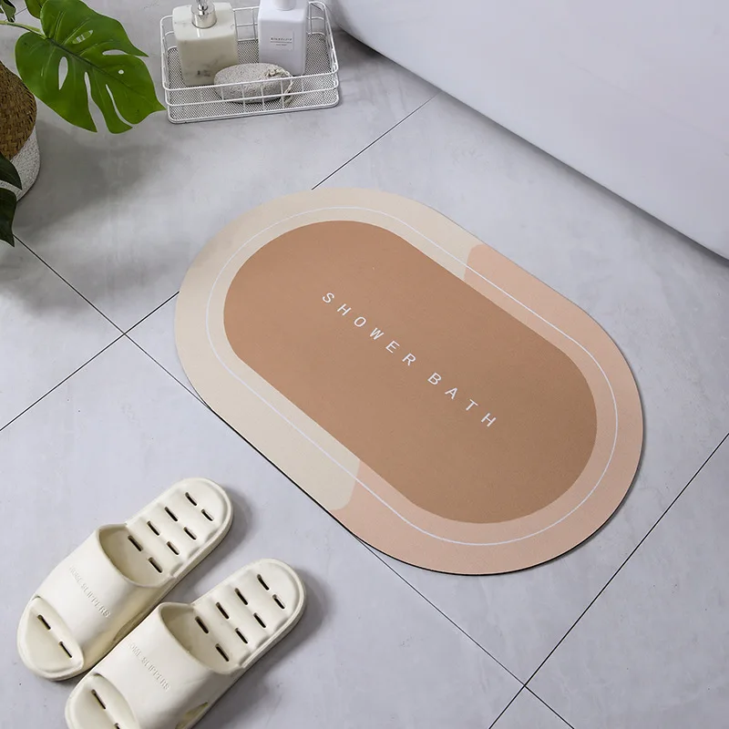 超吸収性バスマット  浴室 入口 スリップ防止マット 浴室 吸収性40x60cm S368399d1ae484d09a1da9792b9354