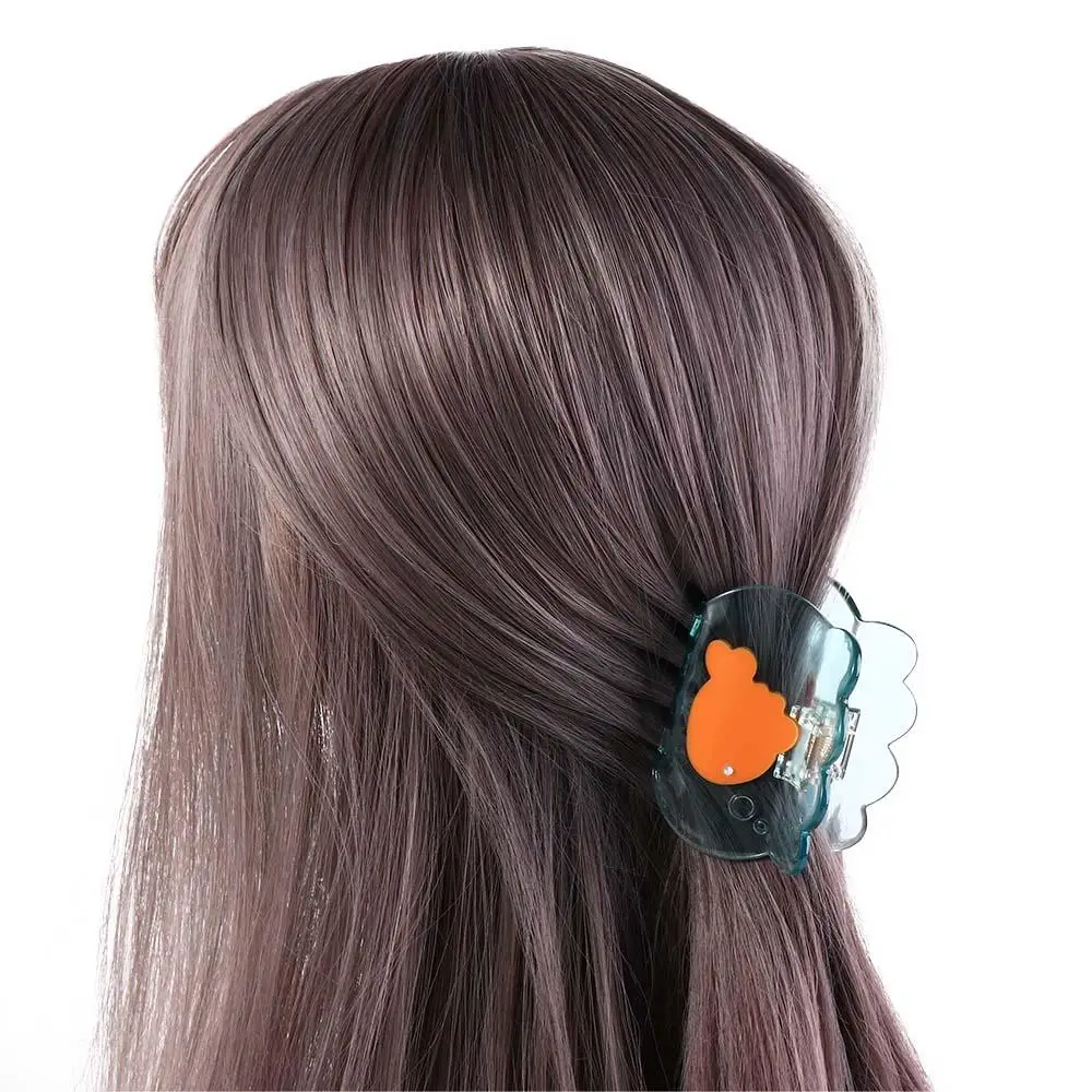 

Transparent Goldfish Hair Claw Hairpins Ocean Animal Acetate Fish Shark Clip Acetic Acid Mid Size Animal Hair Clip Ladies/Girls