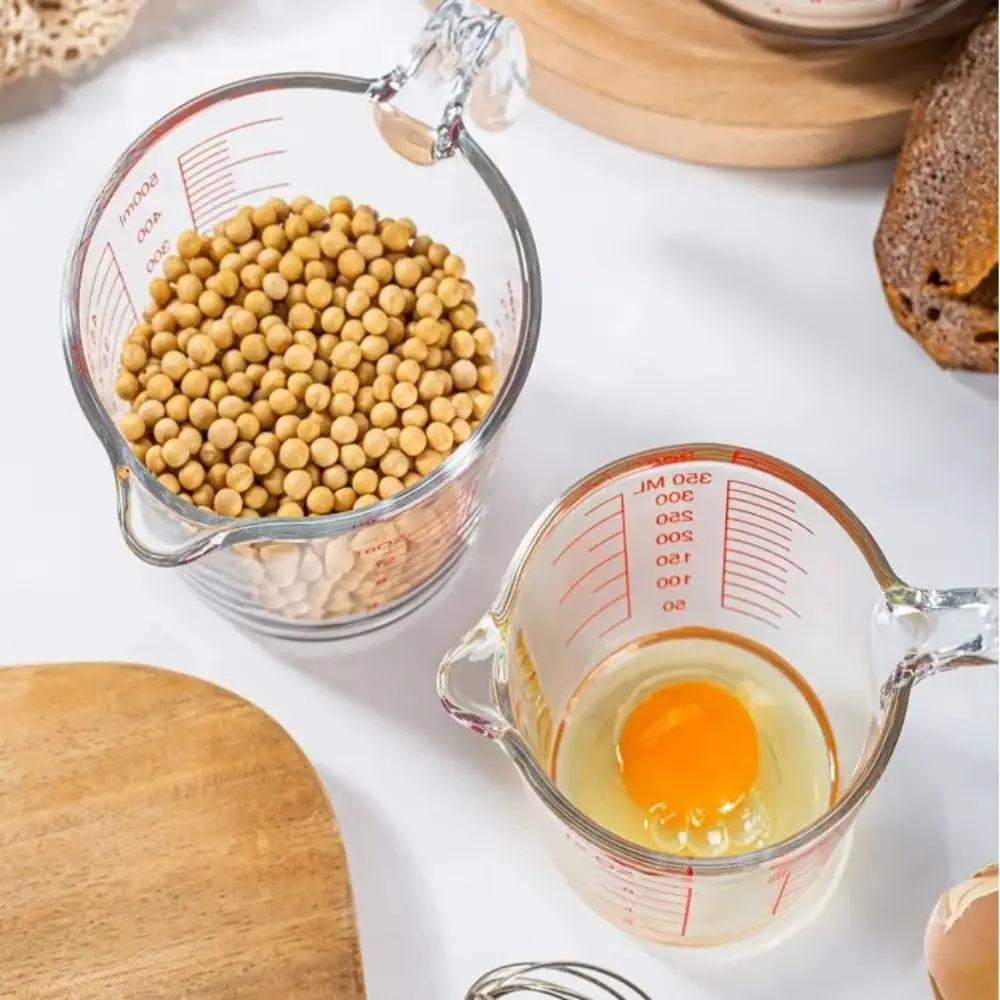 Measuring Cups High Temperature Resistant Baking Glass Measuring Cup with Scale Home Kitchen Baking Tools view 5