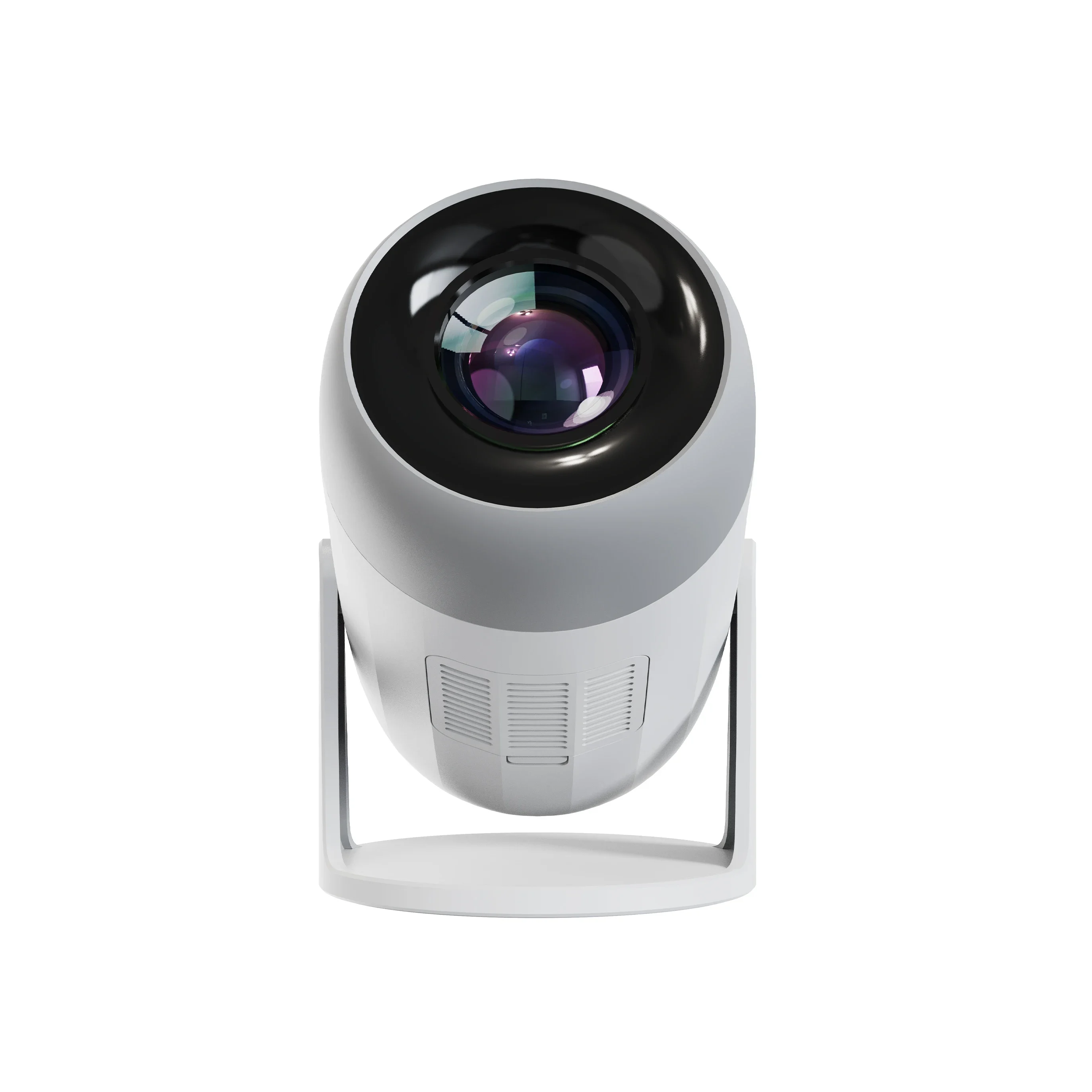 Wupro OEM/ODM K-W320 Rotating Mini Proyector Smart Android 12 Home Cinema 210 ANSI Lumens 1080P Portable Projector 4K Support