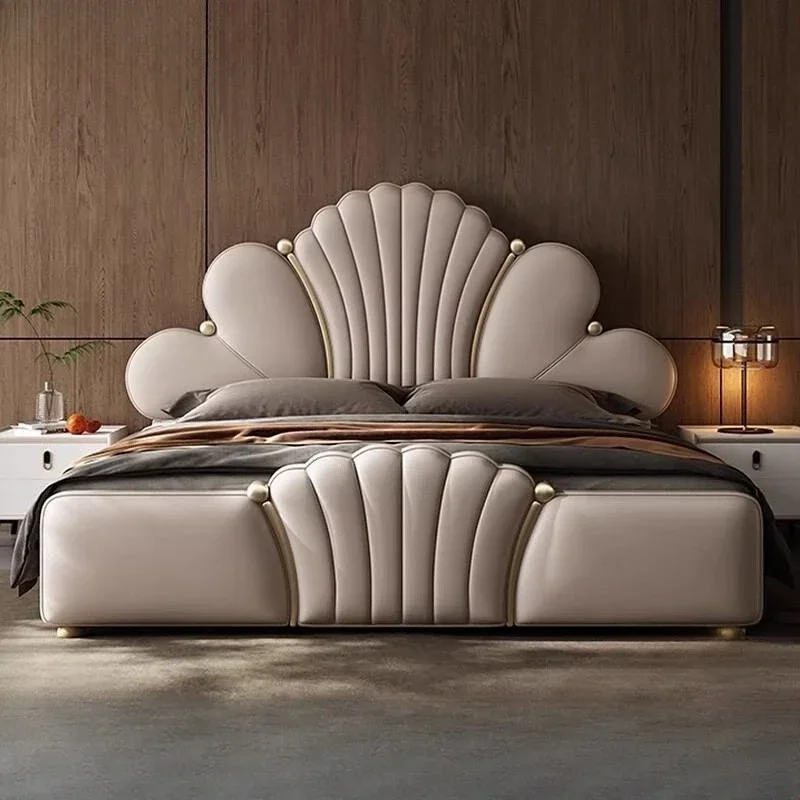 200x200cm Bettgestelle Queen King Size Rahmen Doppelbetten Rahmen für Einzelbetten Schlafzimmer-Sets Komplette Möbelgarnitur für Zuhause