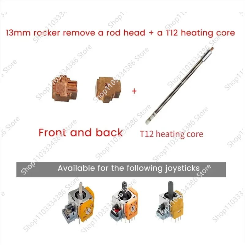 Active!13mm Special Removable Joystick Soldering Iron Tip T12 Heating Core for PS5 PS4 Xbox Switch Pro Controller Joystick