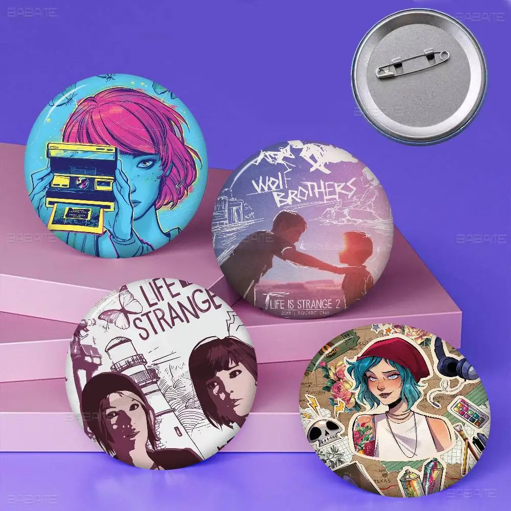 

Visual Games Life Is Strange 58mm Handmade Brooch Cartoon Cosplay Badge On Backpack Jewelry Accessories Gifts