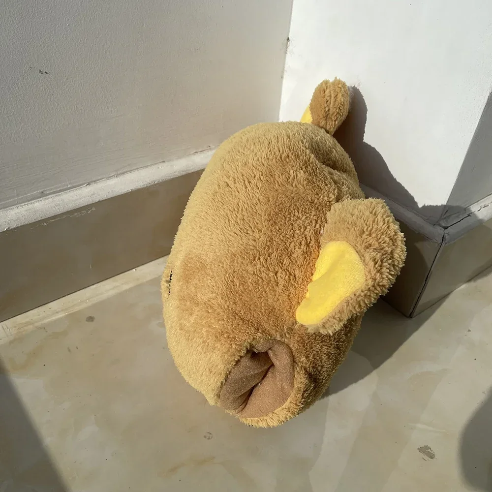 Süßes Rilakkuma Plüsch warmes Handkissen Cartoon Bär Peluche Stofftier weiches Kissen Geburtstagsgeschenk – Detail 5