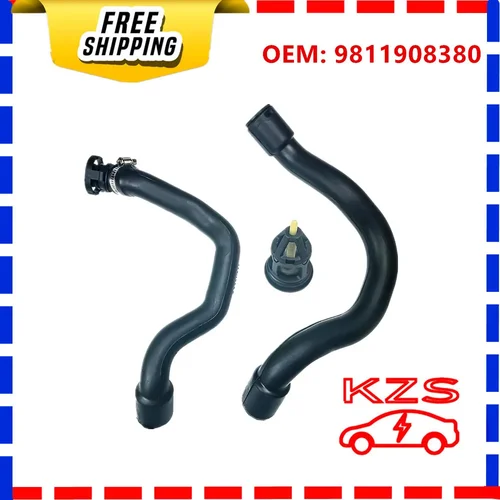 Imagen 1 del producto 9811908380   Nuevo tubo de aire del turbocompresor con válvula V 763382280   Para Peugeot 3008 408 508 1.6T Citroen C4L C5 DS