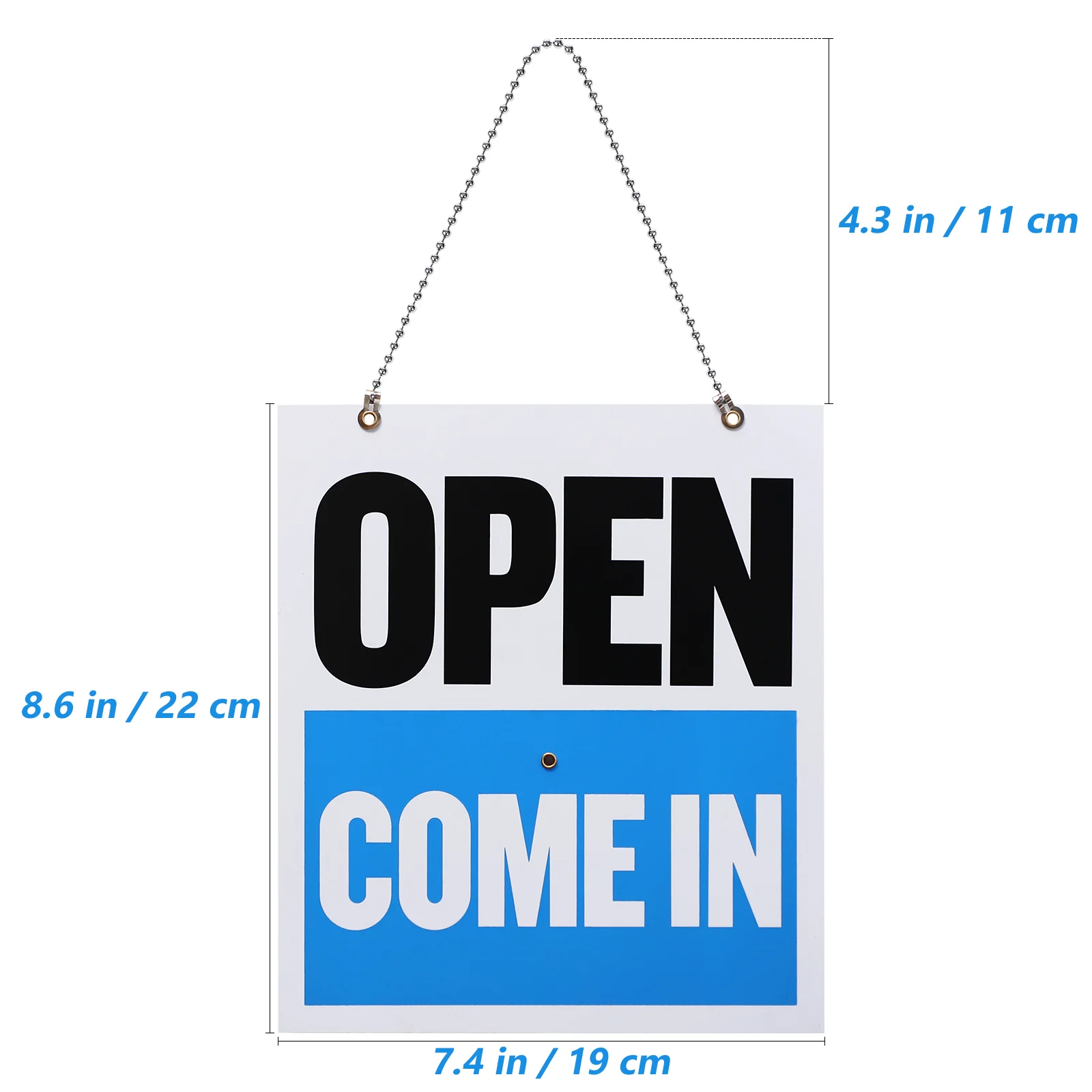 Business Sign Car Accesories Open Signs Plate Board for Outdoor Office Will Be Back