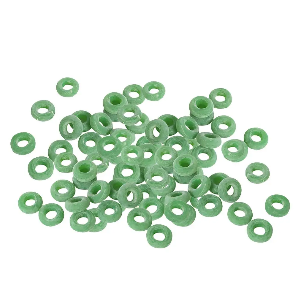 Castrating Bands Elastrator Rings 100Pcs Green Donut Calves Goats Sheep Lamb