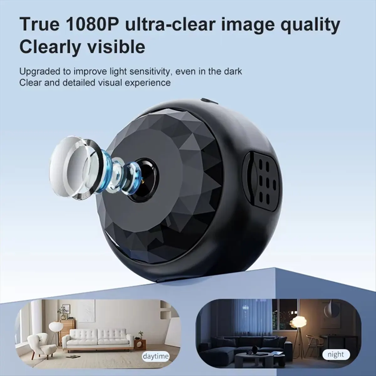 Camera WiFi Wireless Monitoring 1080P Clear Night Vision Infants and Pets Security Camera Video Surveillance