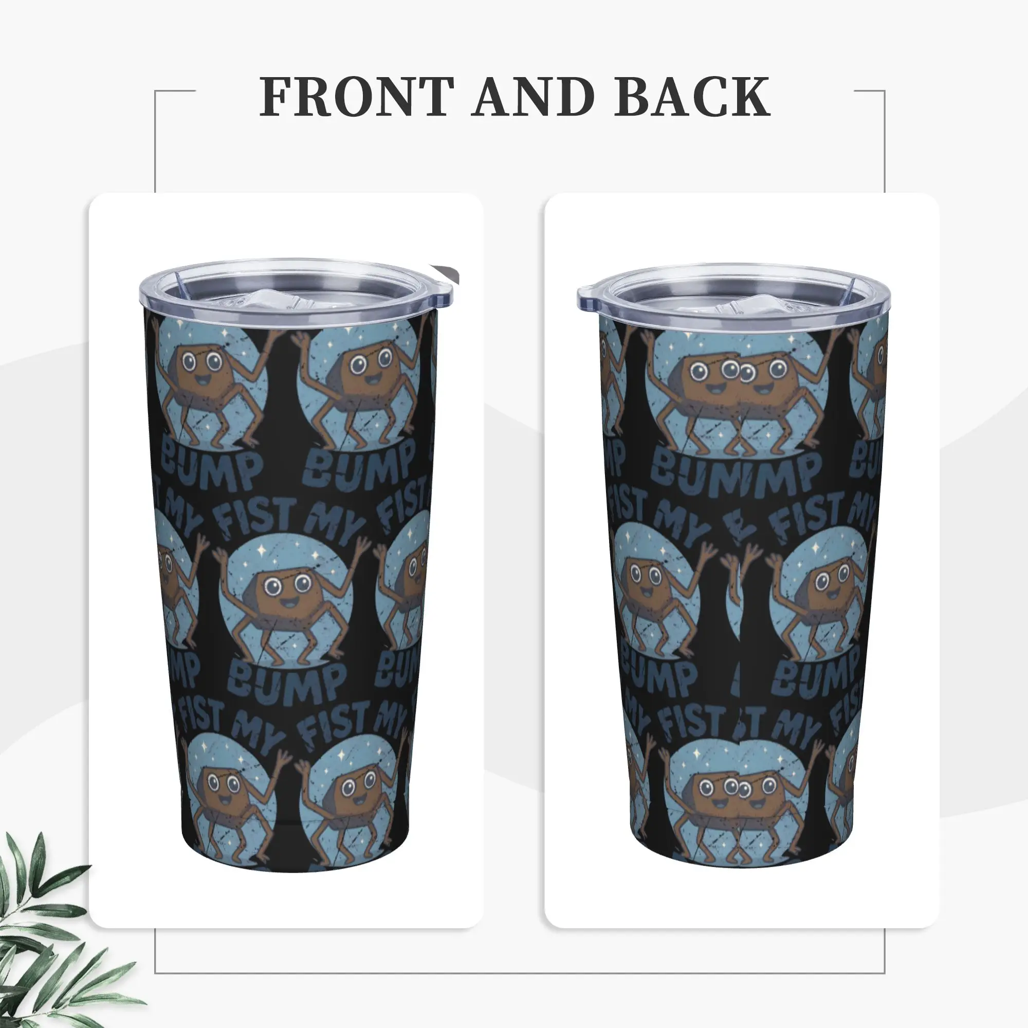 Fist My Bump! Project Hail Mary Insulated Tumbler with Straws Lid  Vacuum Coffee Mugs Outdoor Portable  Bottle Cups, 20oz