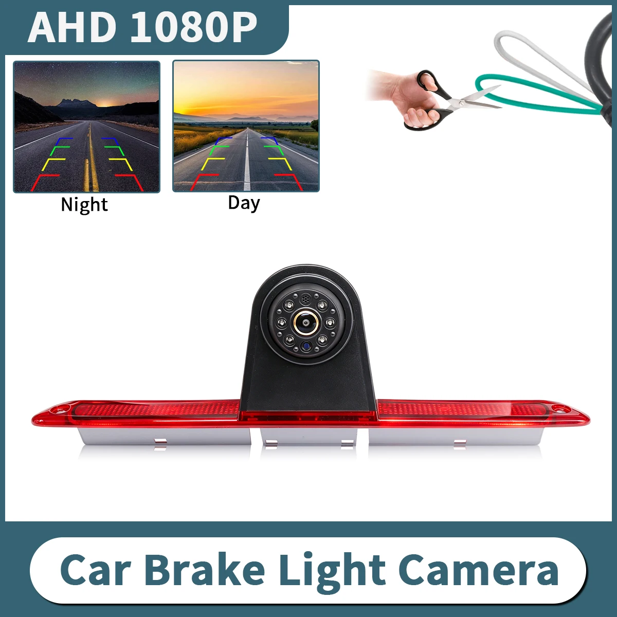 

AHD 1080P Car Brake Light Rearview Camera For Mercedes-Benz Sprinter Dodge VW Crafter Vans 2007-2018 Waterproof Night Vision