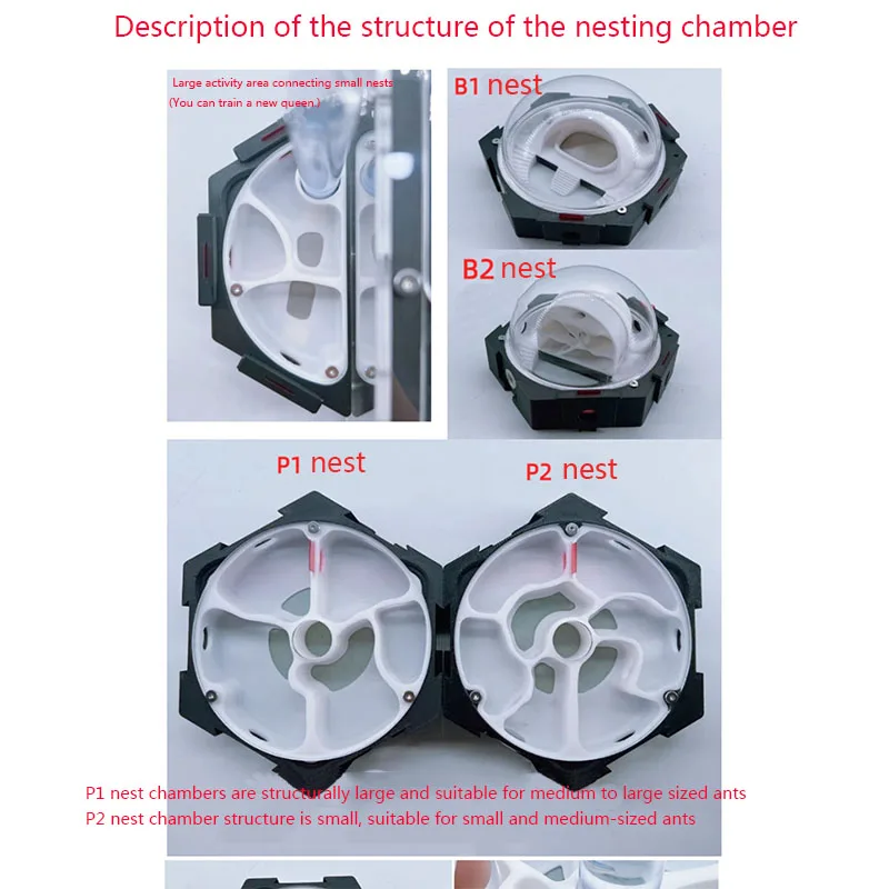 Splicable Infinitely Expandable Ant Farm Ant Space Station Drinking Fountain Moisturizing Ant Nest Pet Ant Colony Ant Nest Struc