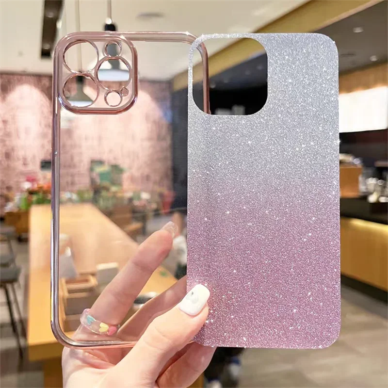 Bling Luxury Electroplated Glitter Case for Vivo Y02 Y02S Y3 Y5S Y9S Y10 Y11 Y15A Y16 Y17S Y21S Y22 Y27 Shockproof Phone Cove