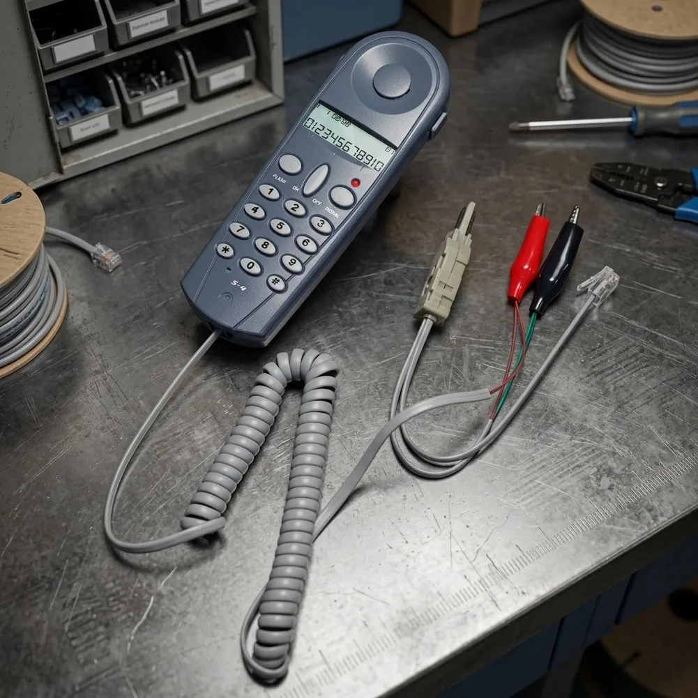 Telephone Line Tester Kit C019 For Telephone Connection Tester Cable Examine Lineman's Tools Cable Kit